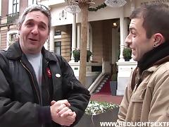 Guy makes a deal for another guy to bang a hot hooker tube porn video