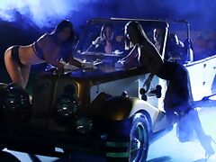 Erotic pussy licking with lingerie wearing girls - Angel Wicky tube porn video